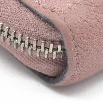 AUCTION $1130 Louis Vuitton Comet Taurillon Leather Zip Zippy Long Wallet Pink