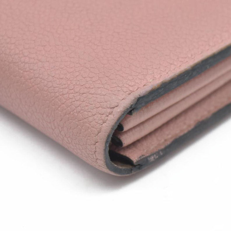 AUCTION $1130 Louis Vuitton Comet Taurillon Leather Zip Zippy Long Wallet Pink