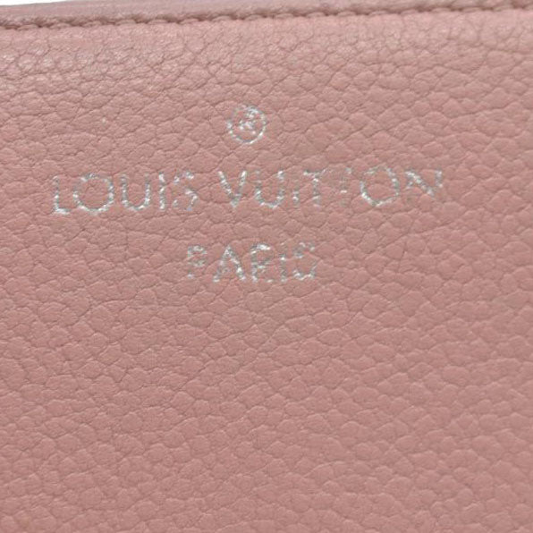 AUCTION $1130 Louis Vuitton Comet Taurillon Leather Zip Zippy Long Wallet Pink