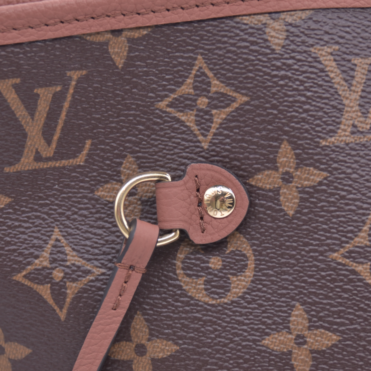 $3200 Louis Vuitton Monogram Inside Out Reversible Neverfull MM Brown RFID 10021157