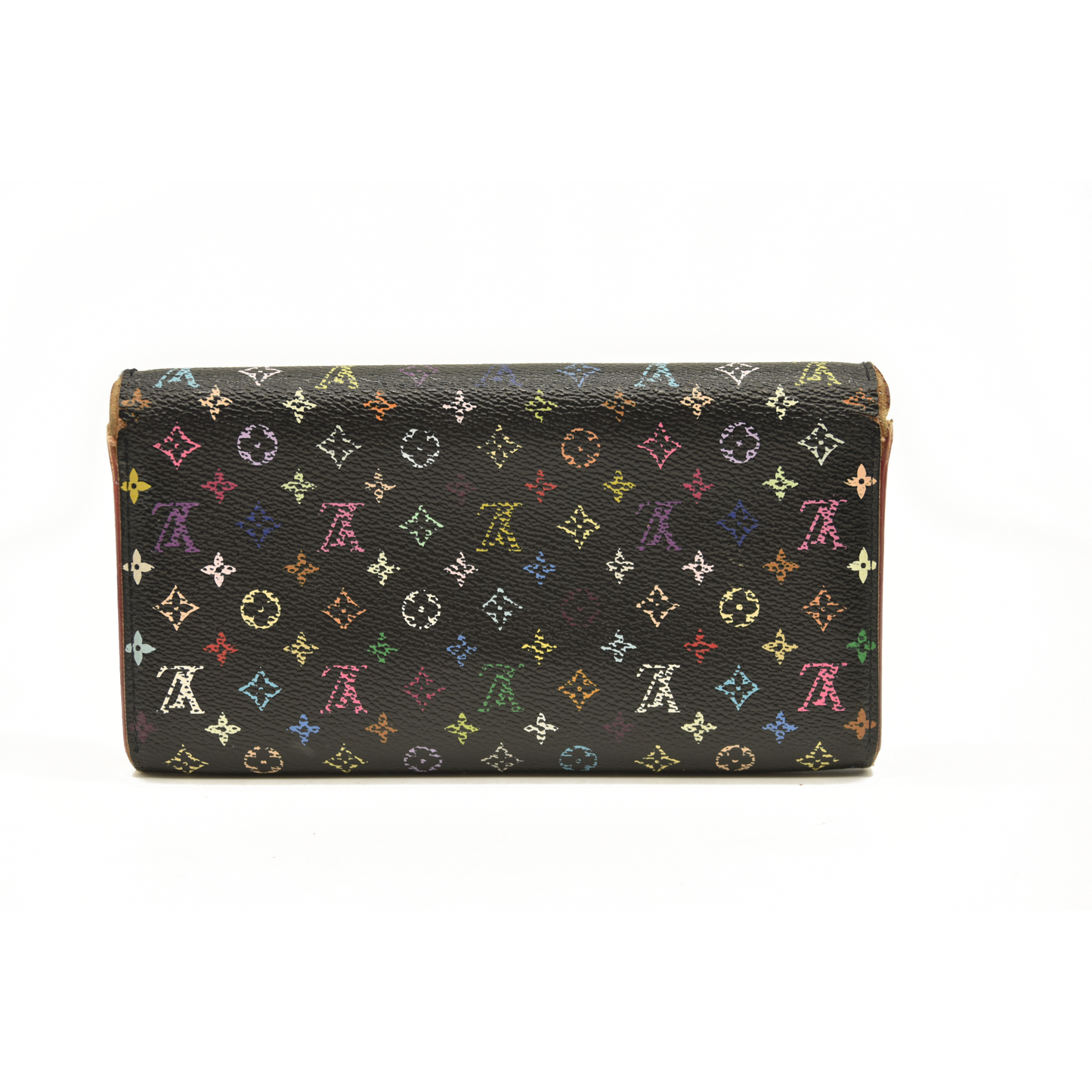 Louis Vuitton  Monogram Murakami Sarah Wallet Black TH2067