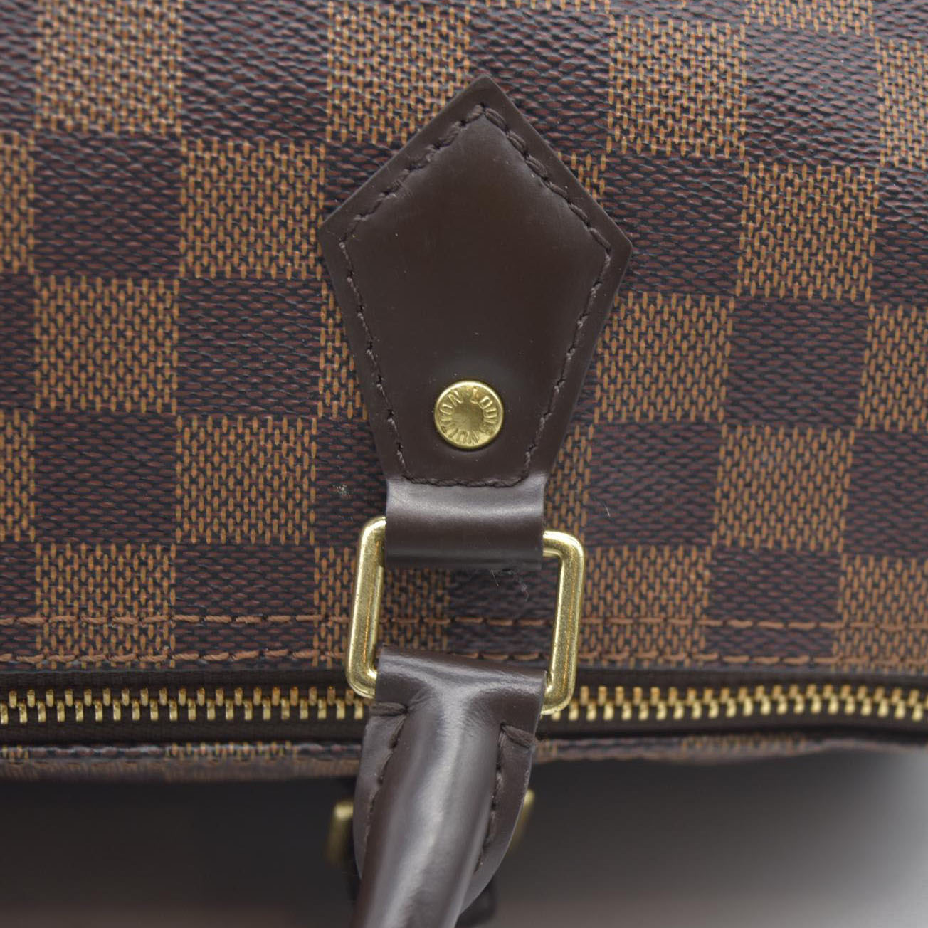 $1630 Louis Vuitton  Damier Ebene Speedy 30 AA1220