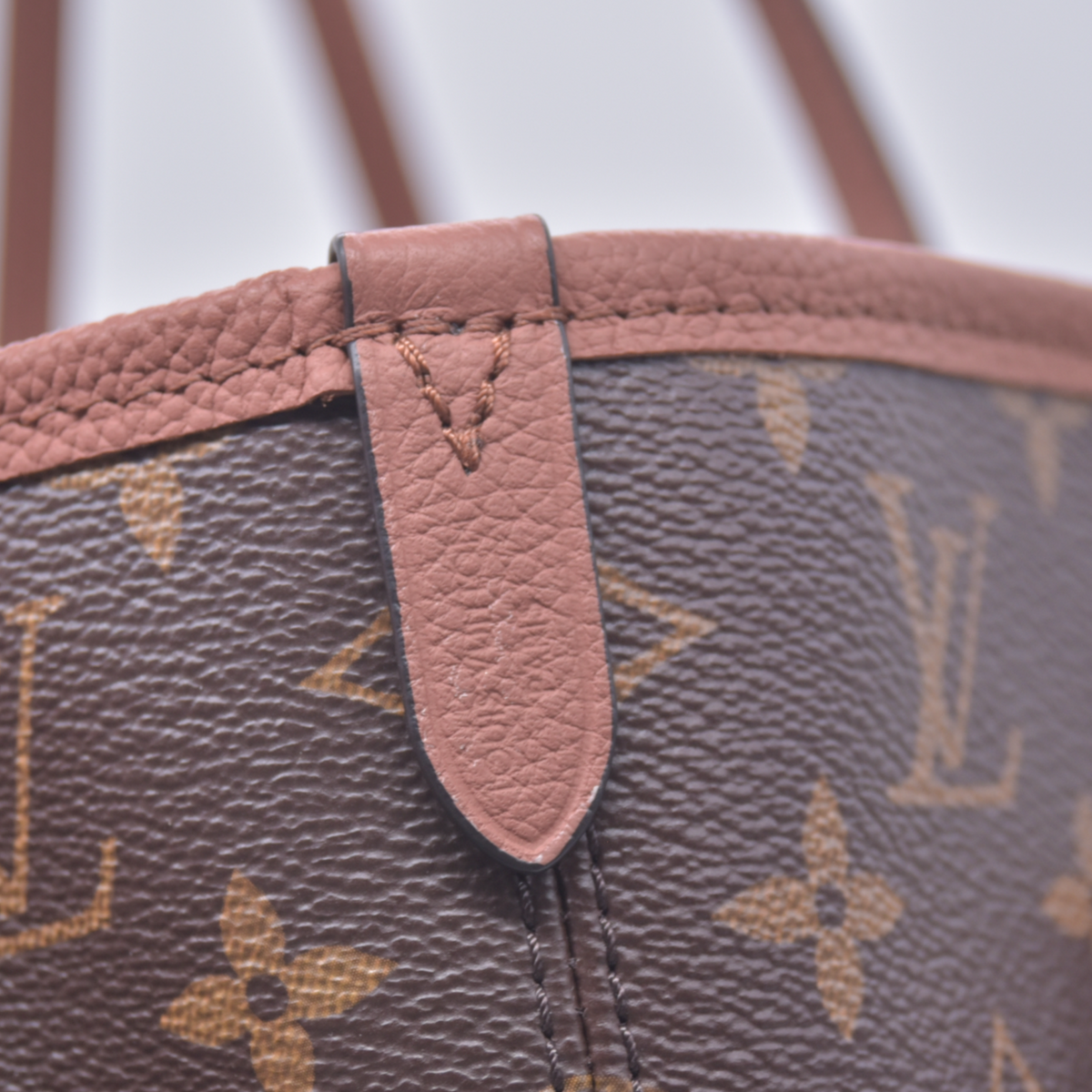 $3200 Louis Vuitton Monogram Inside Out Reversible Neverfull MM Brown RFID 10021157