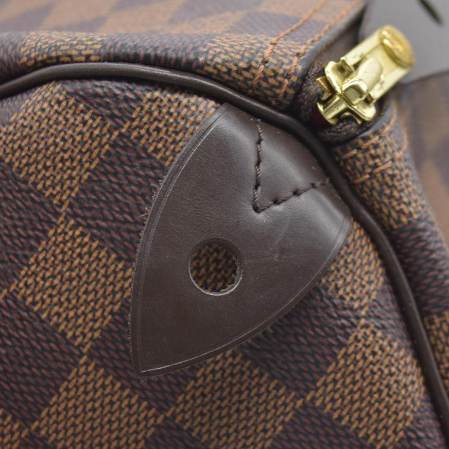 $1630 Louis Vuitton  Damier Ebene Speedy 30 AA1220