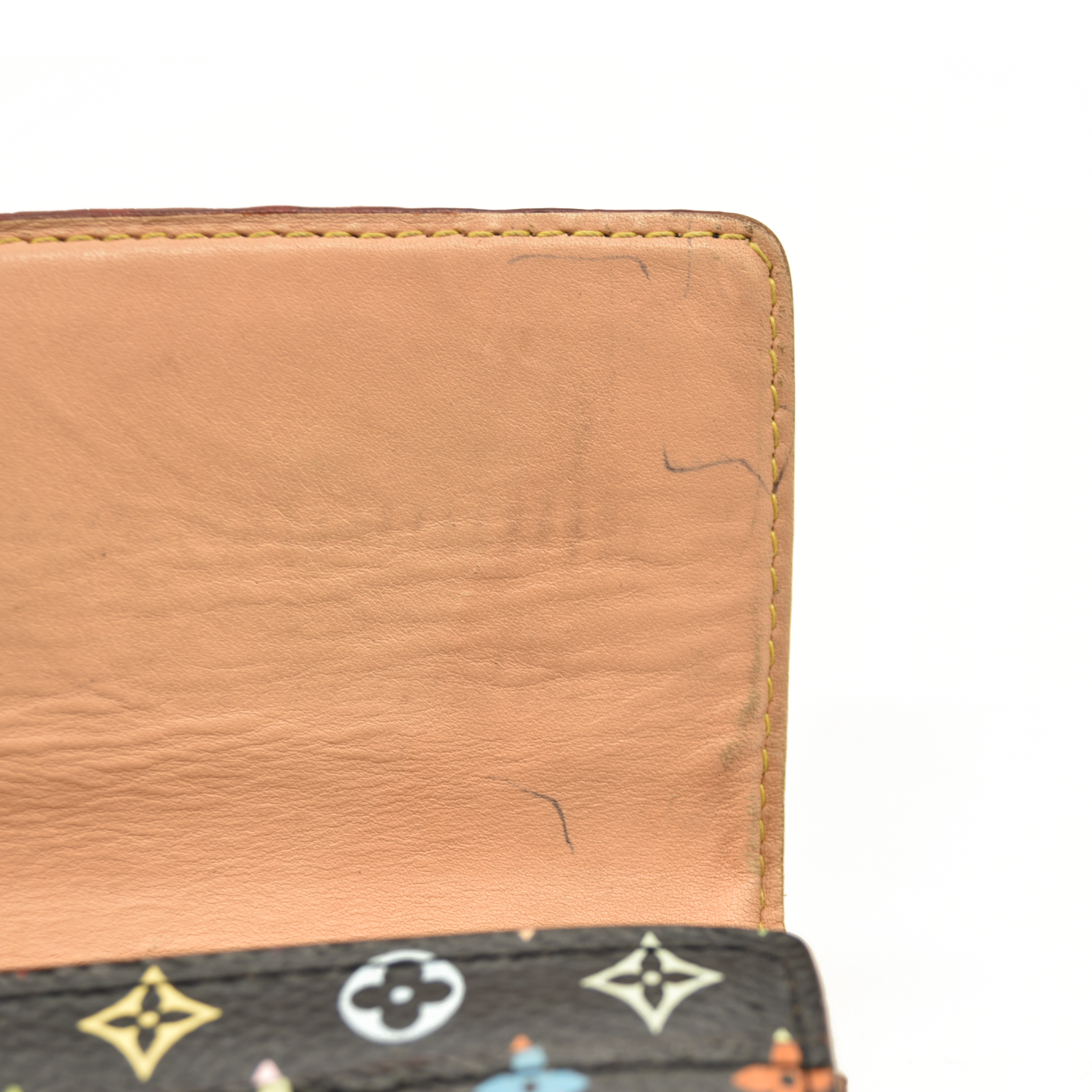 Louis Vuitton  Monogram Murakami Sarah Wallet Black TH2067