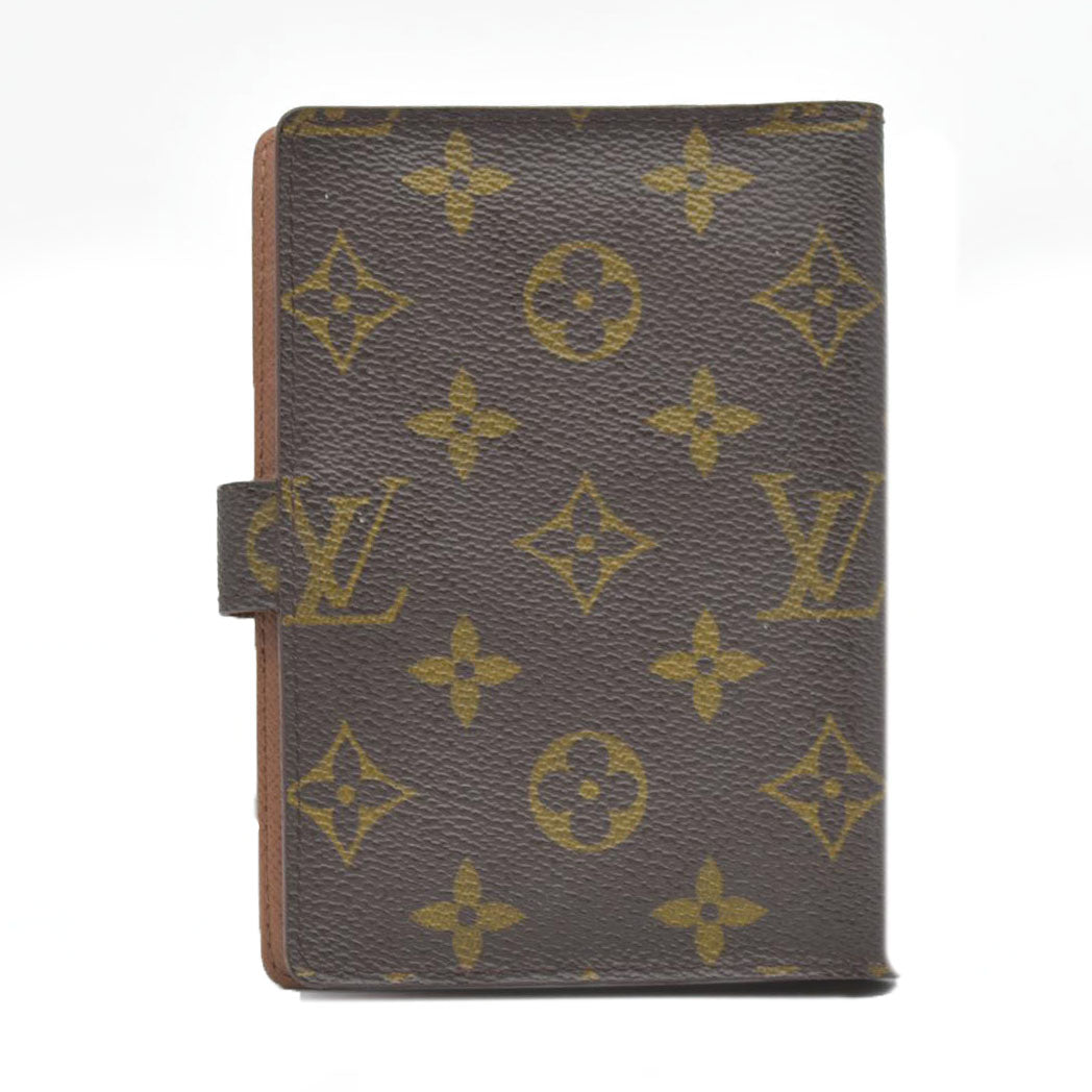 $505 Louis Vuitton  Monogram Small Ring Agenda Cover CA1908