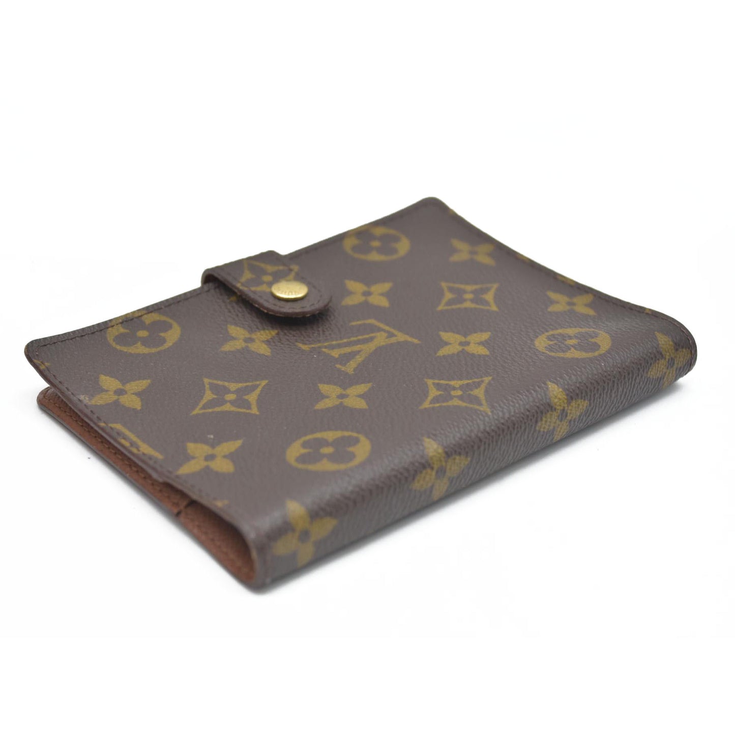 $505 Louis Vuitton  Monogram Small Ring Agenda Cover CA1908