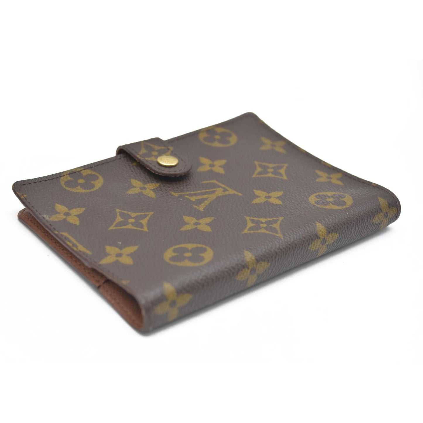 $505 Louis Vuitton  Monogram Small Ring Agenda Cover CA1908