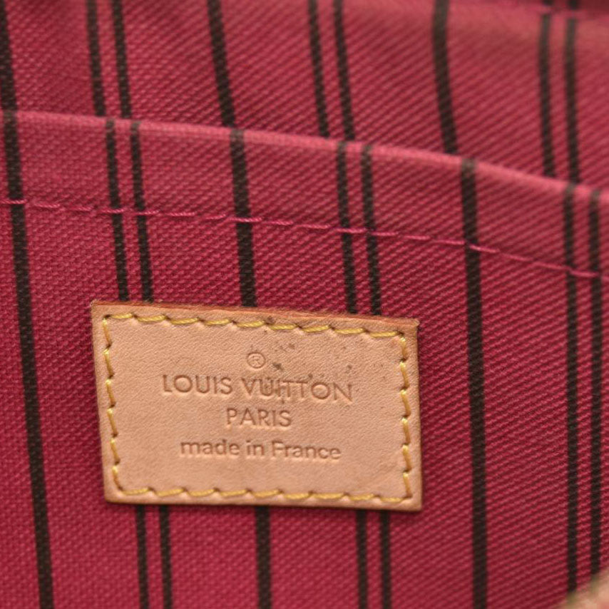 LOUIS VUITTON Monogram Neverfull MM Fuchsia SR4114