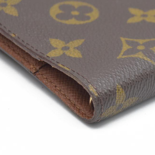 $505 Louis Vuitton  Monogram Small Ring Agenda Cover CA1908