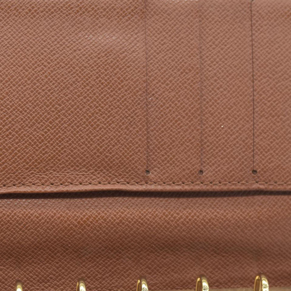 $505 Louis Vuitton  Monogram Small Ring Agenda Cover CA1908