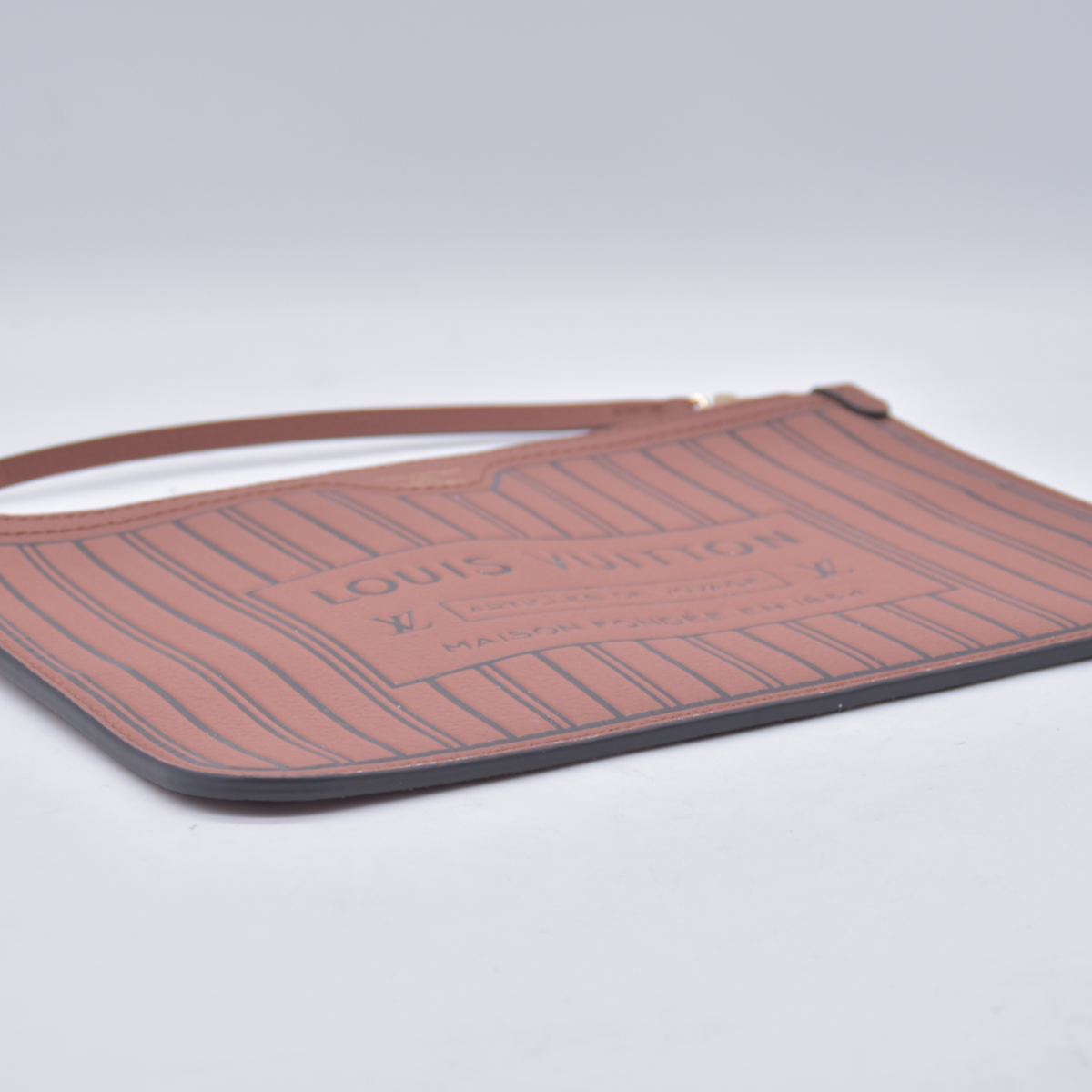$3200 Louis Vuitton Monogram Inside Out Reversible Neverfull MM Brown RFID 10021157