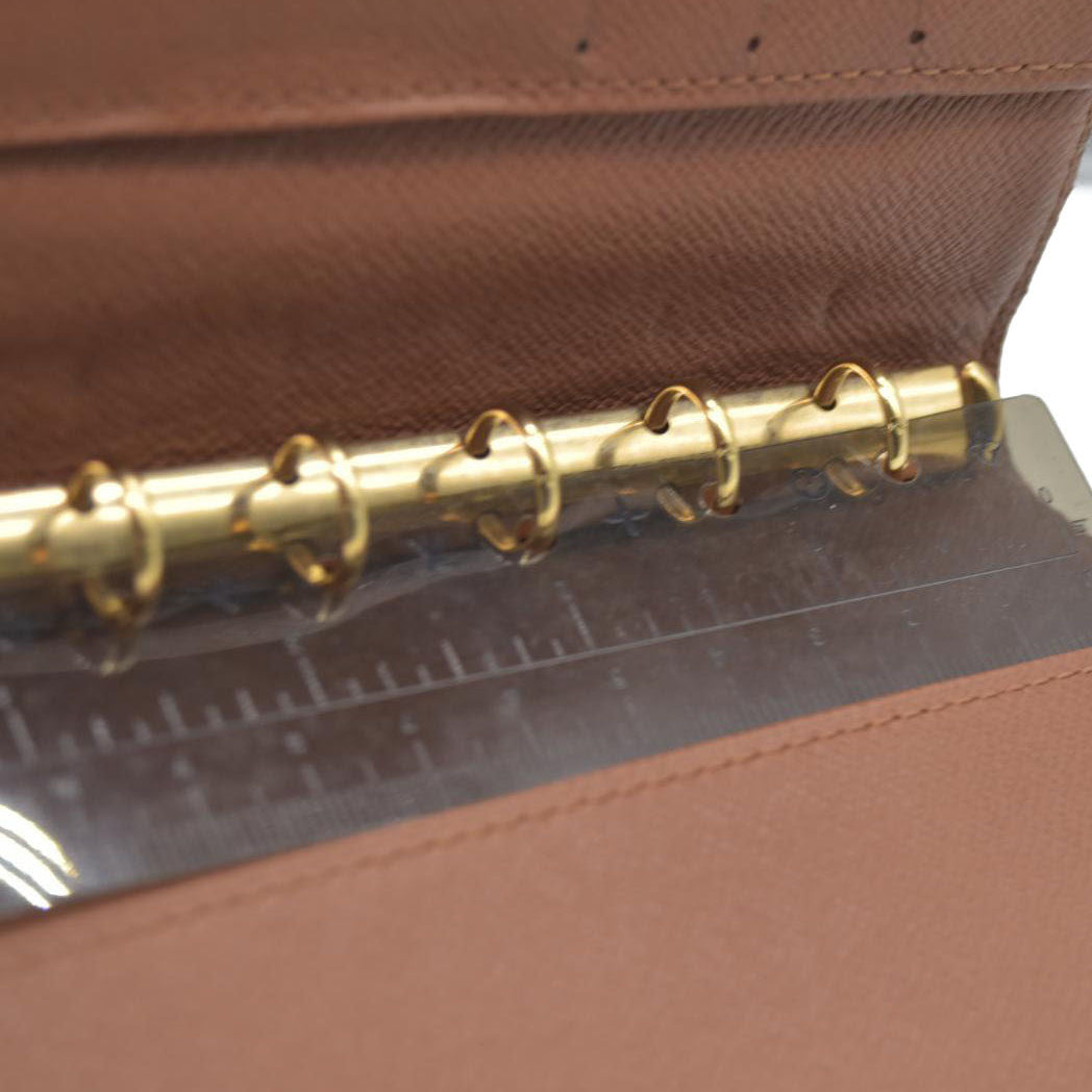 $505 Louis Vuitton  Monogram Small Ring Agenda Cover CA1908