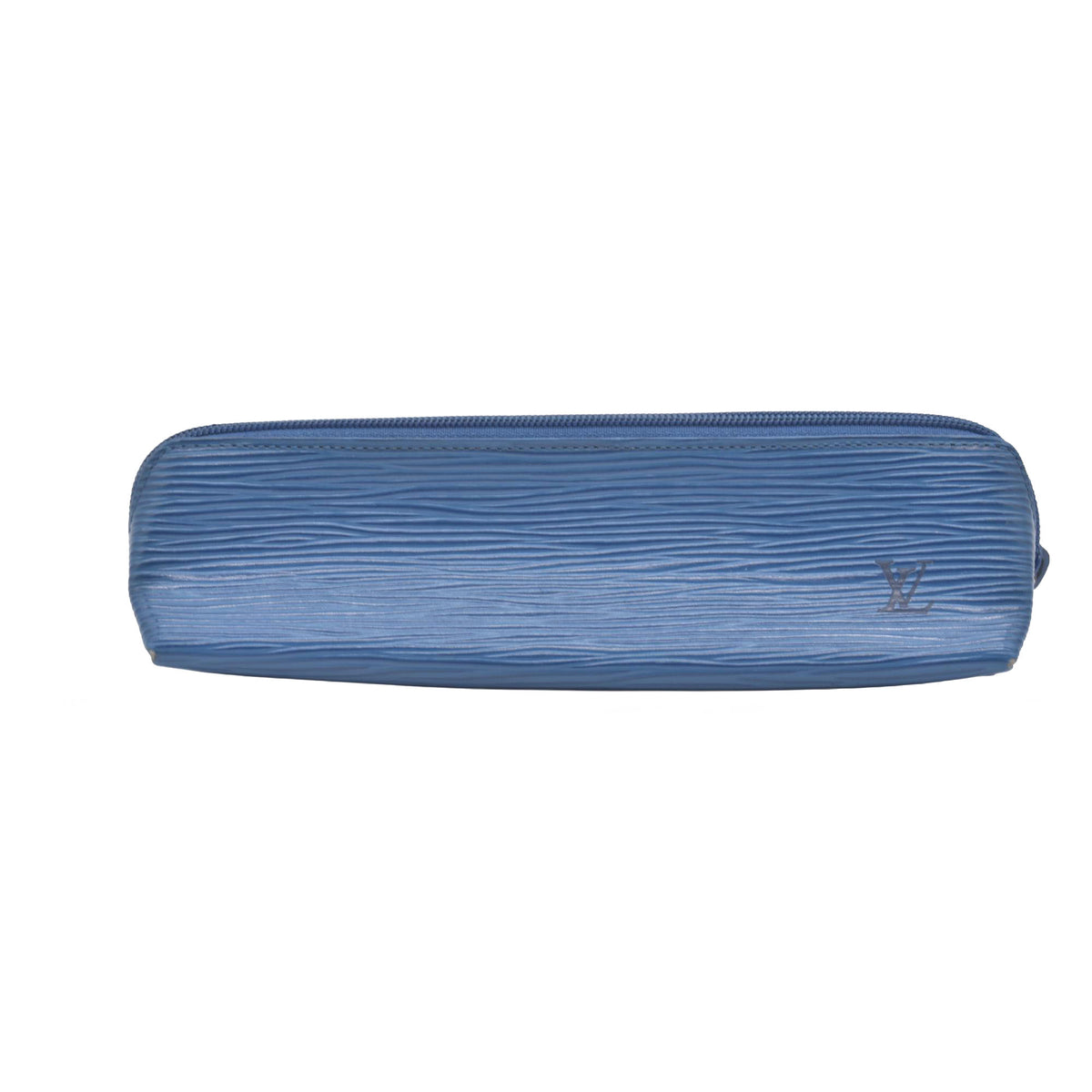 $470 Louis Vuitton Epi Trousse Crayons Pencil Blue CONSIGNMENT 10021126