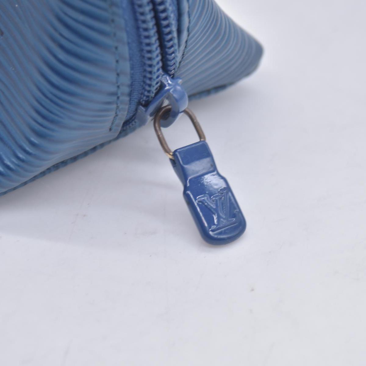 $470 Louis Vuitton Epi Trousse Crayons Pencil Blue CONSIGNMENT 10021126