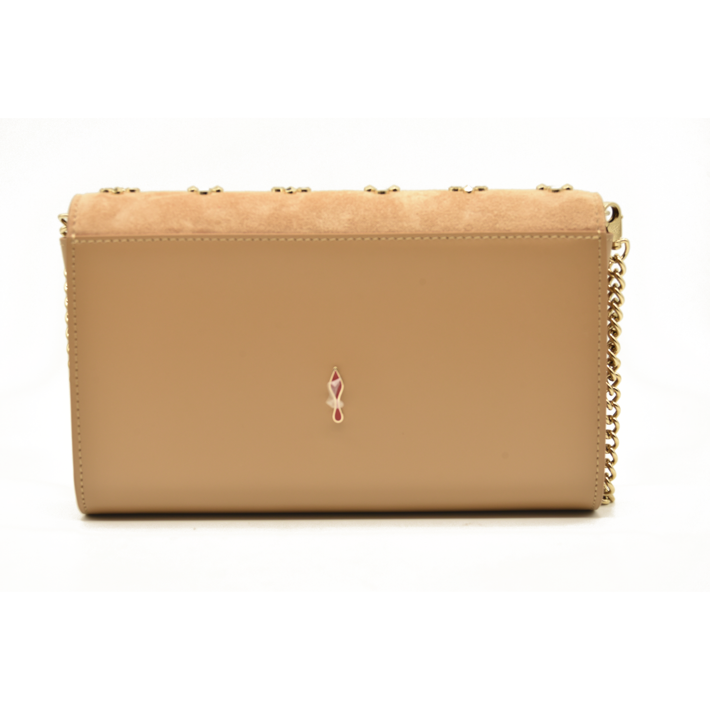 Christian Louboutin Paloma Suede Loubinthesky Lionne Crossbody Clutch
