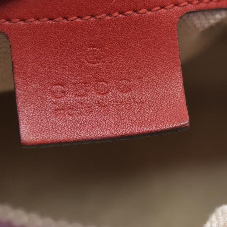 $1980 Gucci Monogram Signature GG Valentine Tote Red