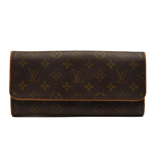 LOUIS VUITTON Monogram Pochette Twin GM