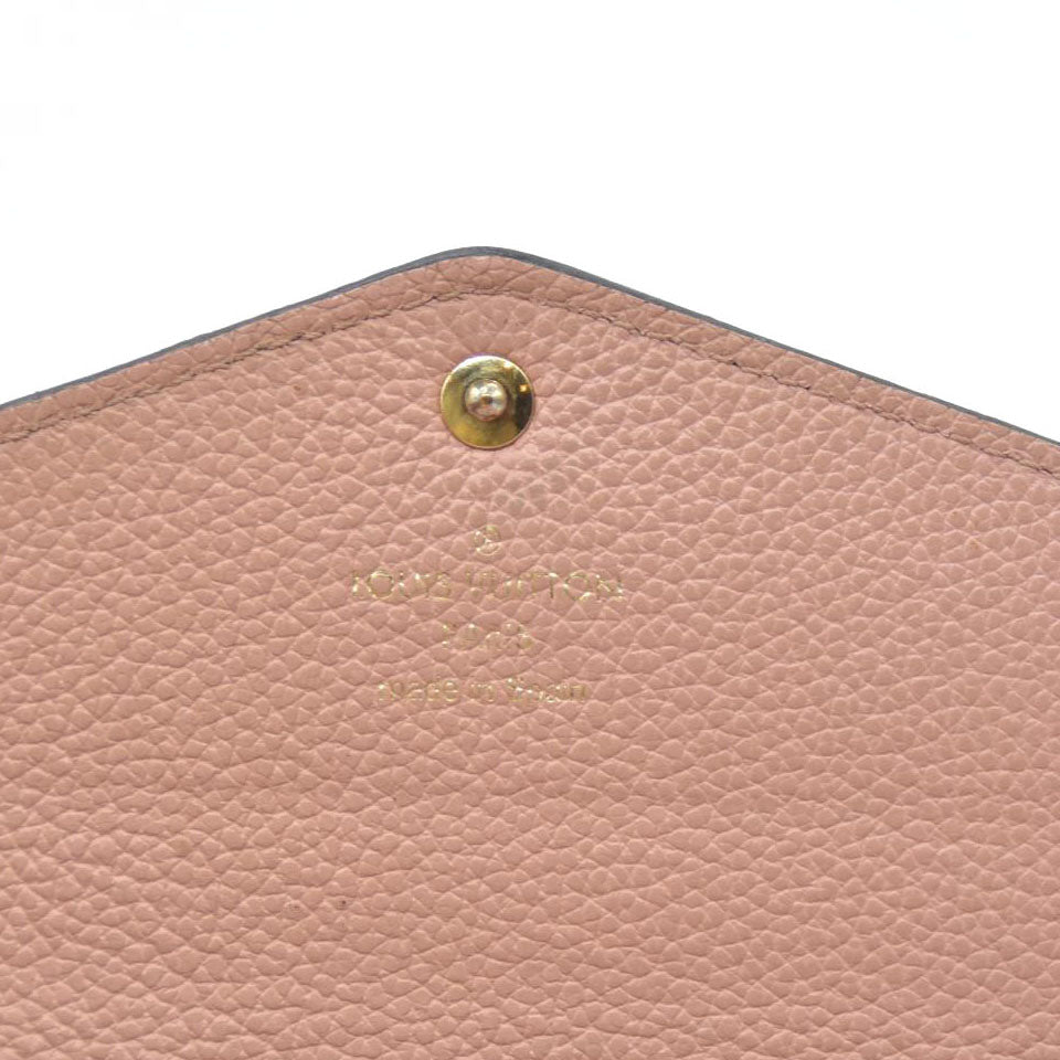 LOUIS VUITTON Monogram Empreinte Portefeuille Sarah Long Wallet