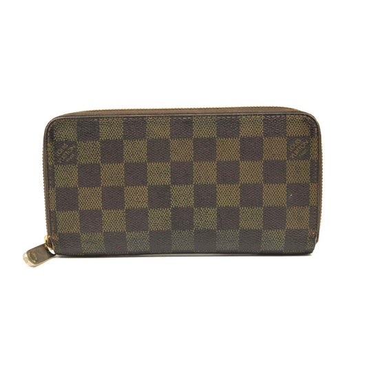 LOUIS VUITTON Damier Ebene Zippy Wallet