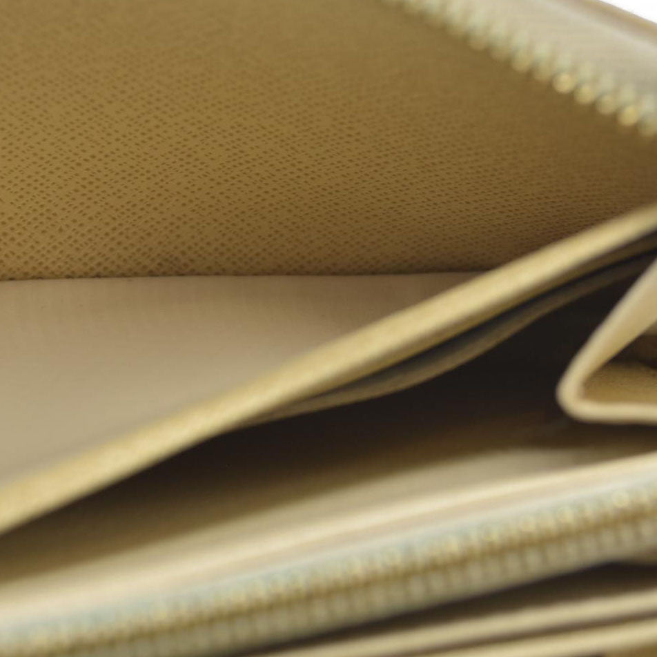 AUCTION $915 Louis Vuitton Damier Azur Zippy Zip Around Long Wallet Purse White CA4058