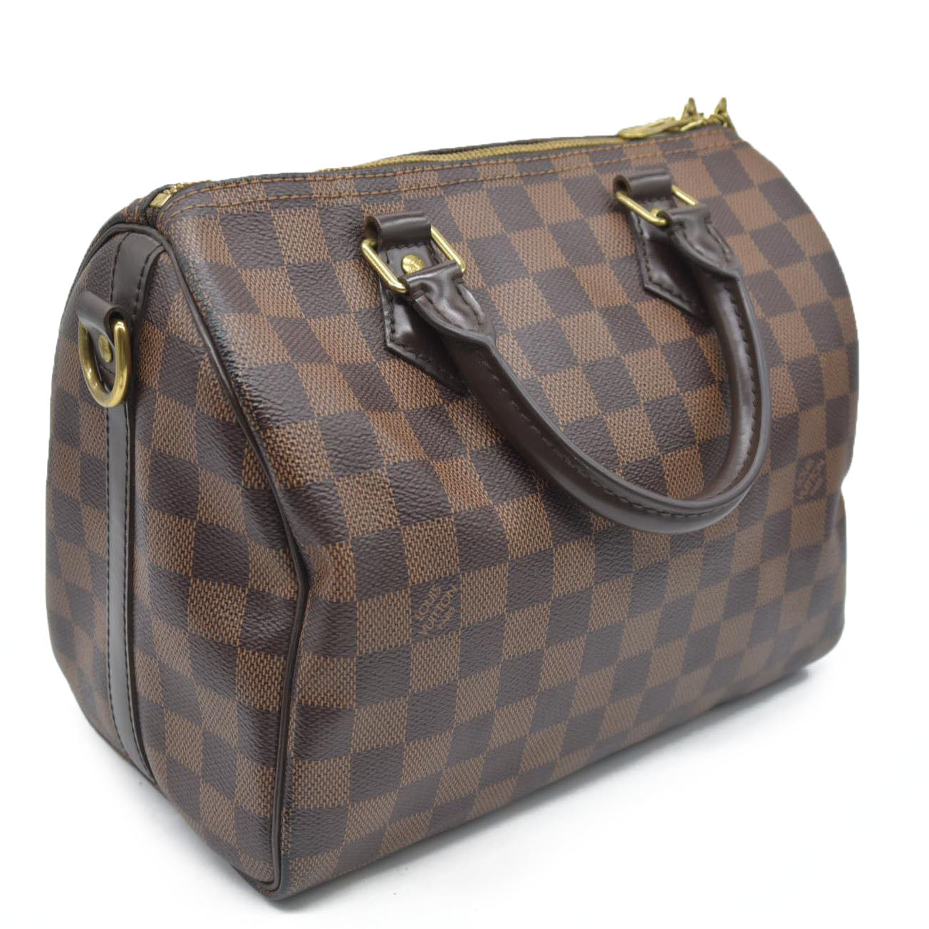 $1940 AUCTION Louis Vuitton  Damier Ebene Speedy Bandouliere 25 2018