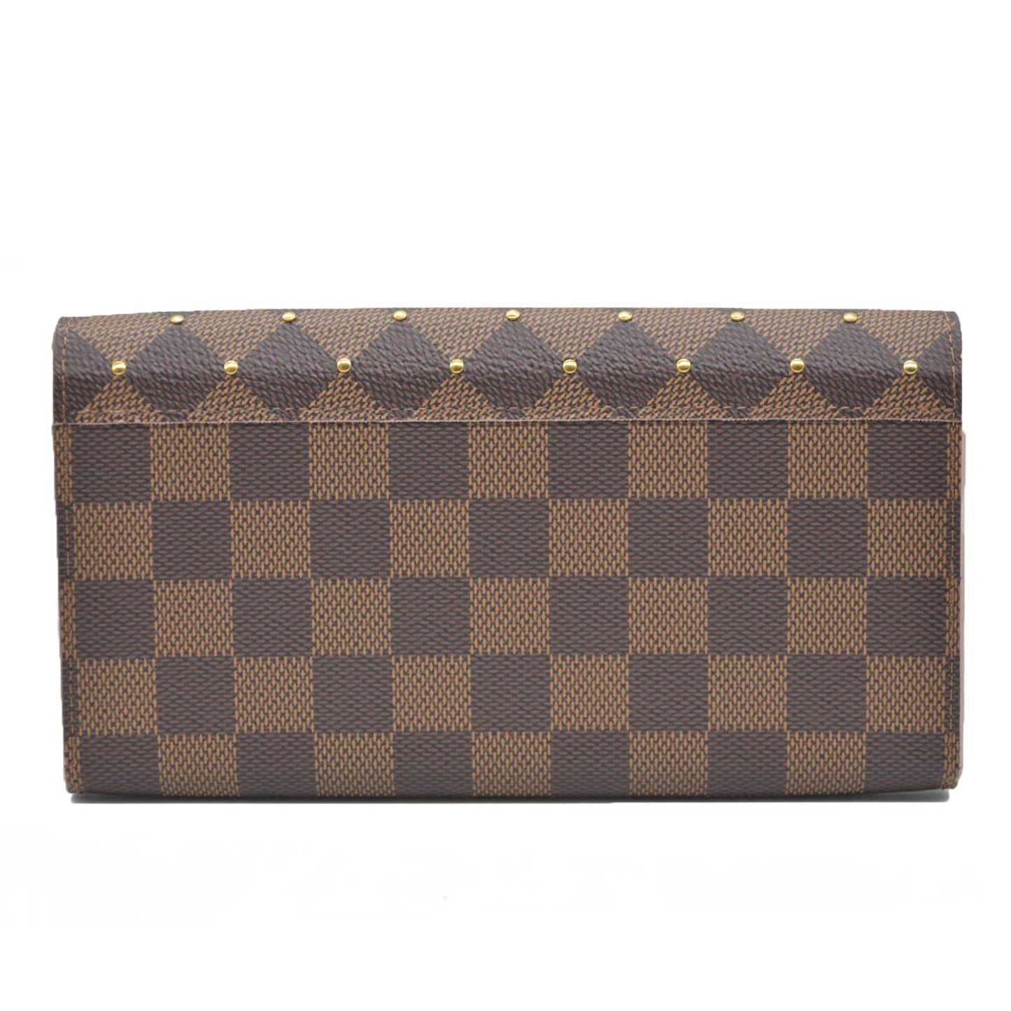 LOUIS VUITTON Damier Ebene Portefeuille Sarah Long Wallet CA2119