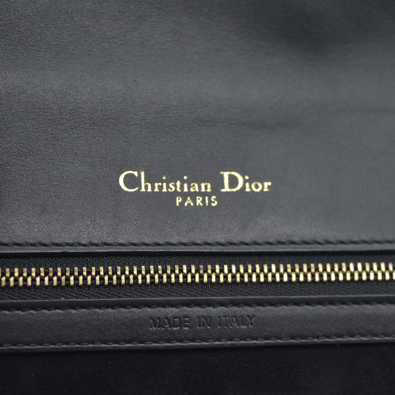 $3600 Dior Lambskin Studded Medium Diorama Flap Bag Black