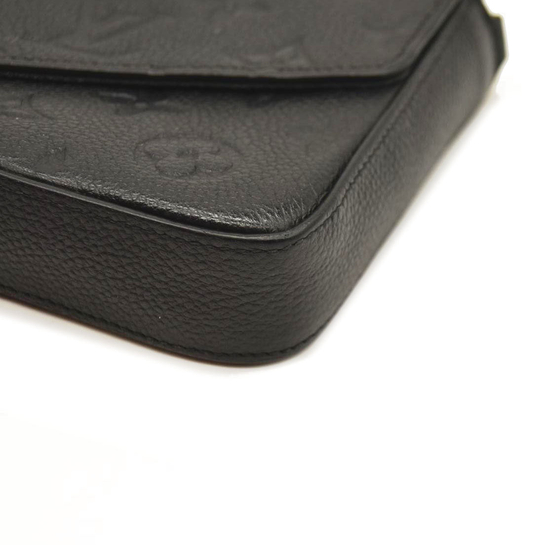 Louis Vuitton  Empreinte Pochette Felicie Chain Wallet Black  SP0148