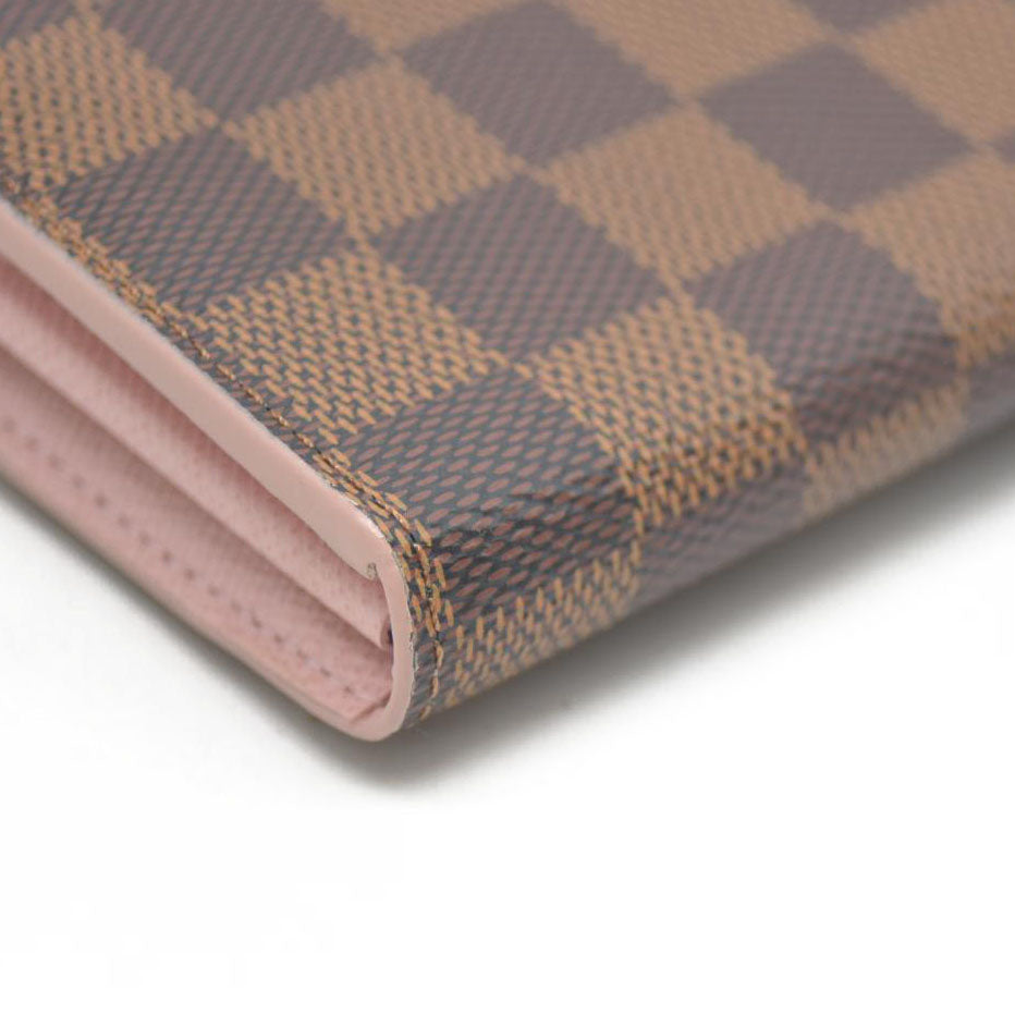 LOUIS VUITTON Damier Ebene Portefeuille Sarah Long Wallet CA2119