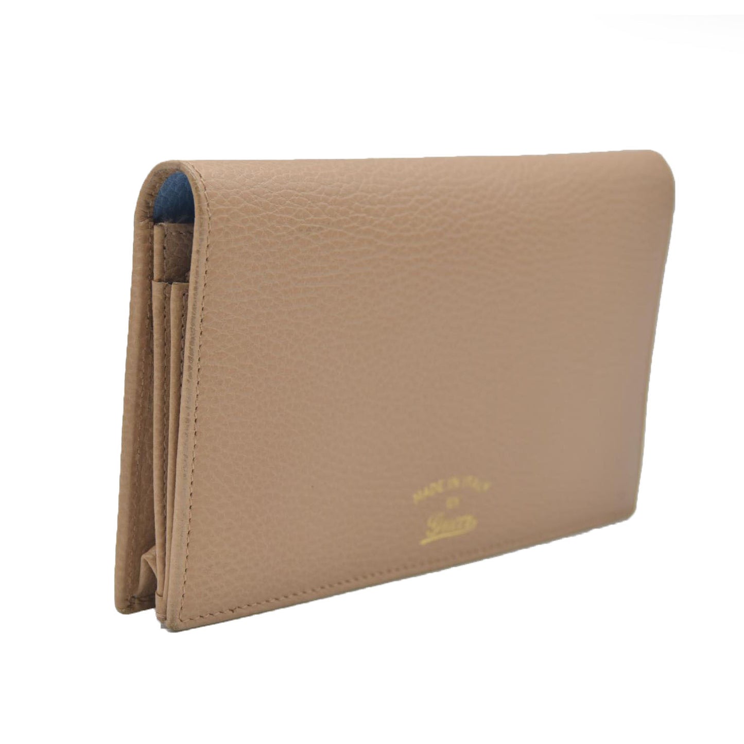 $890 Gucci Dollar Calfskin Swing Wallet On Strap crossbody bag