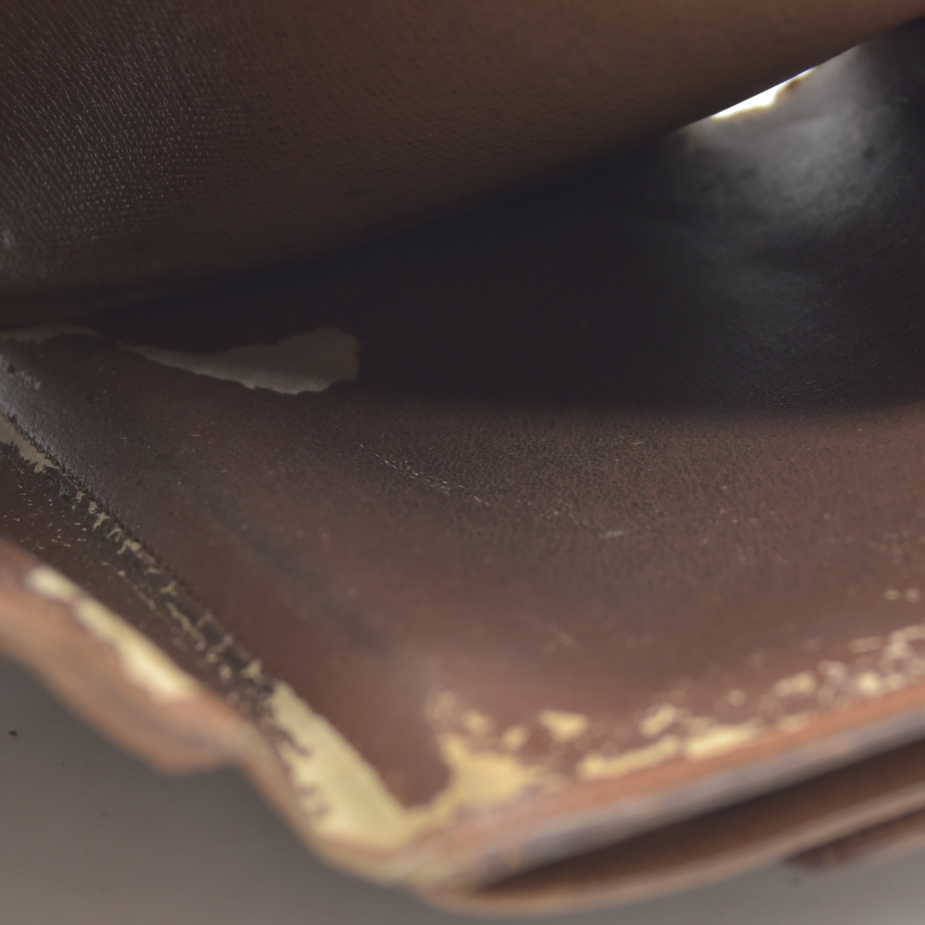 $635 1994 WELL WORN Louis Vuitton Monogram Porte Tresor Etui Papiers Wallet  MI0994