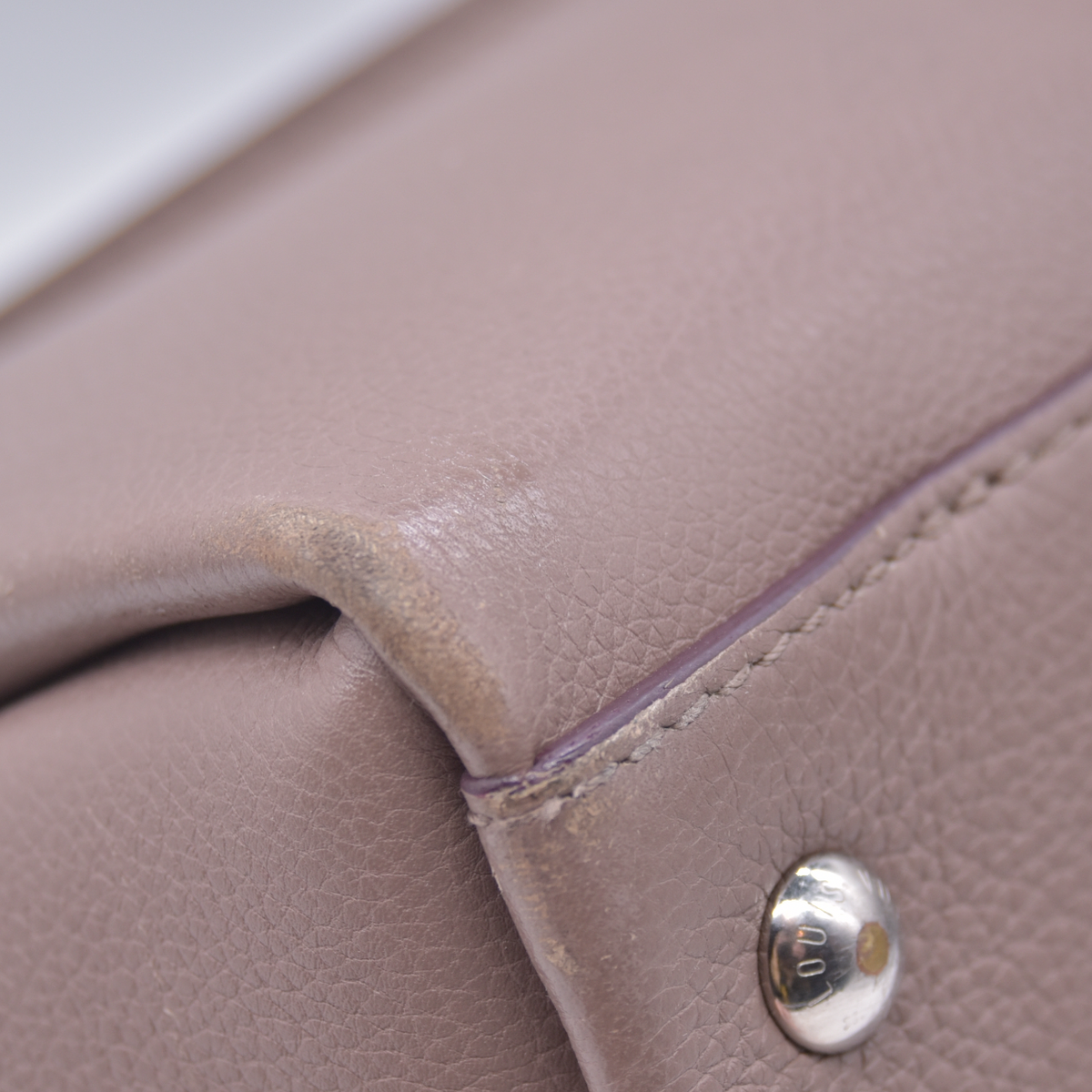 $3100 2017 Louis Vuitton Calfskin Lockmeto Beige 10021133 AR4167