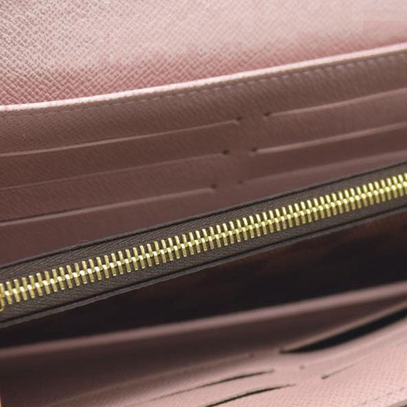 LOUIS VUITTON Damier Ebene Portefeuille Sarah Long Wallet CA2119