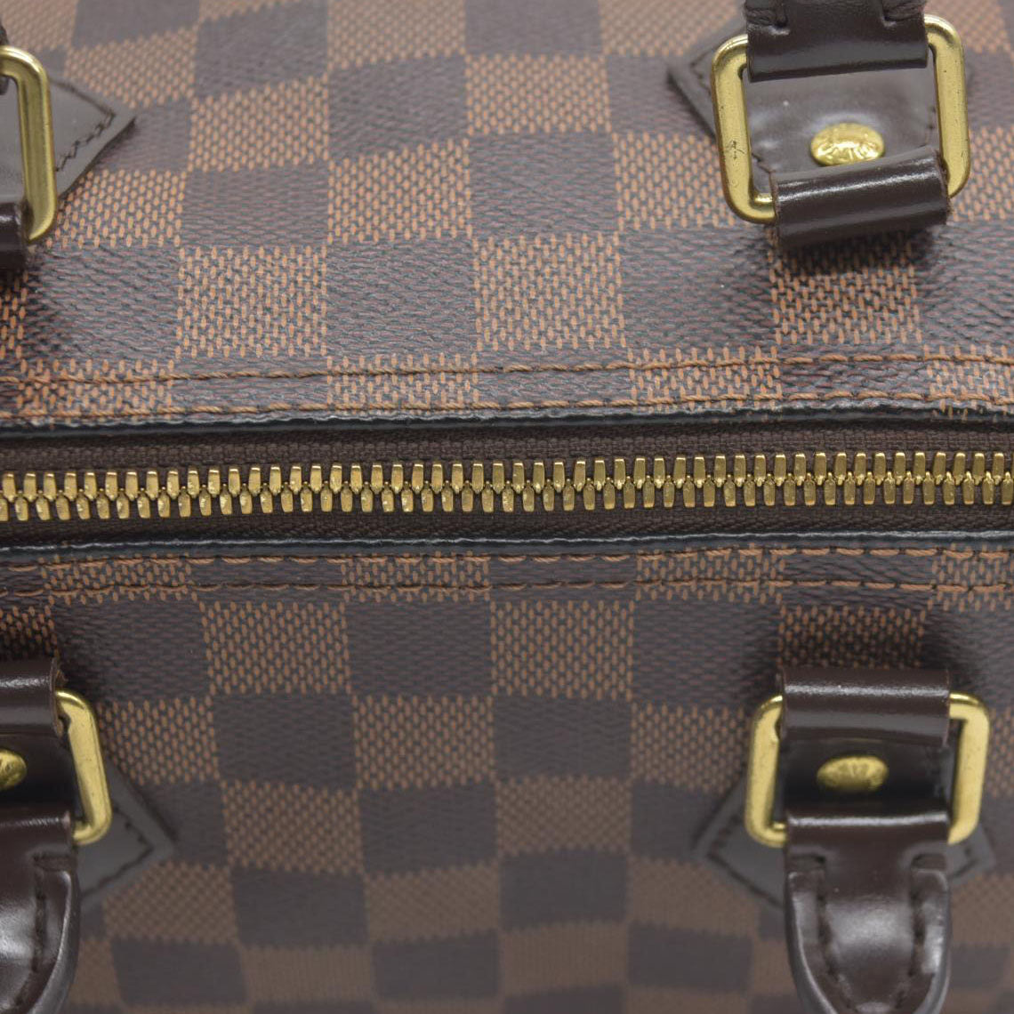 $1940 AUCTION Louis Vuitton  Damier Ebene Speedy Bandouliere 25 2018