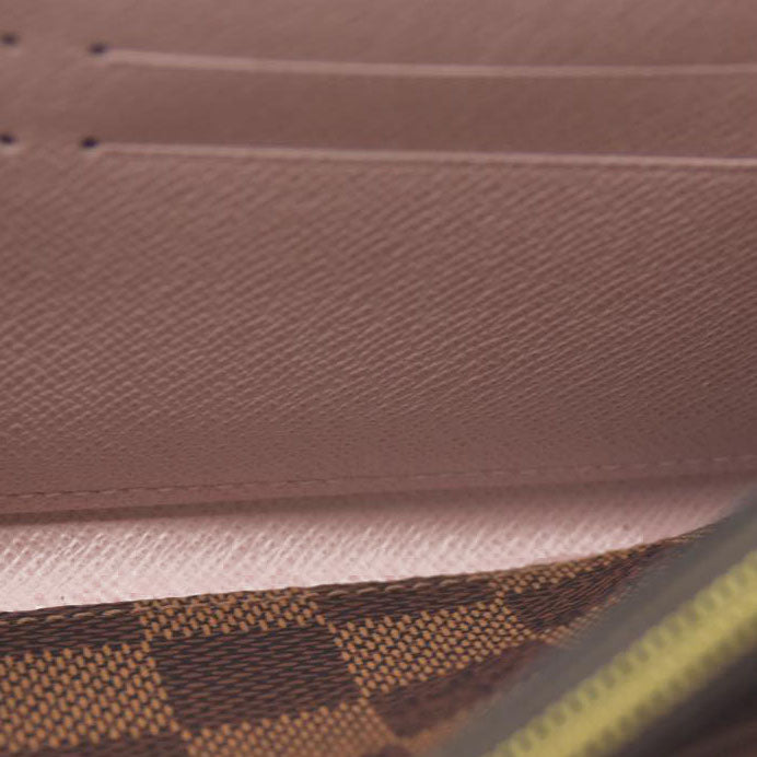 LOUIS VUITTON Damier Ebene Portefeuille Sarah Long Wallet CA2119