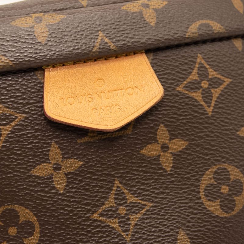 Louis Vuitton Bumbag Brown Monogram Canvas Messenger Bag Fanny Pack MI2198