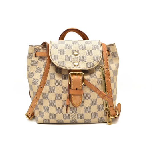 LOUIS VUITTON Damier Azur Sperone BB Backpack SR3157