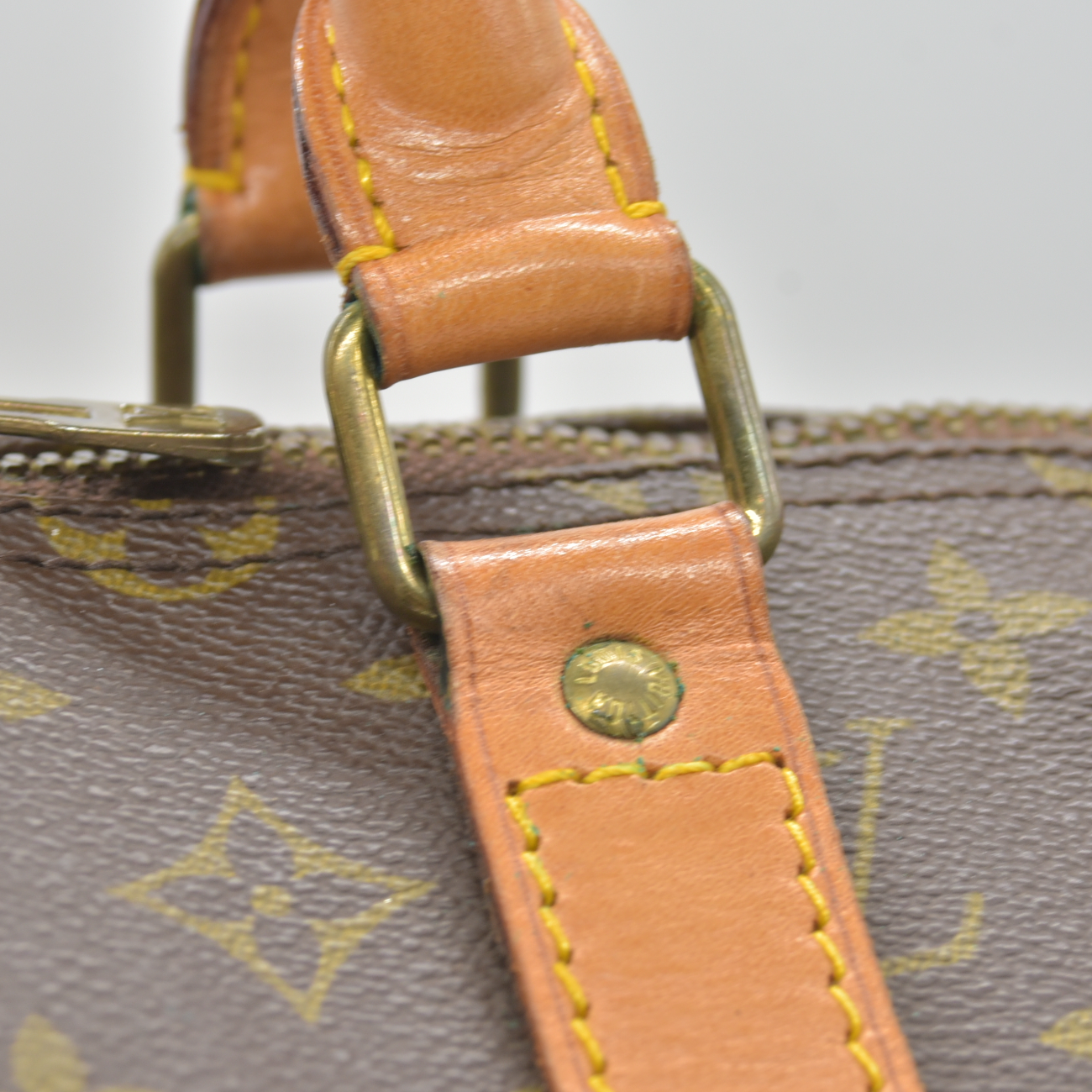 $2280 LOUIS VUITTON Monogram Keepall 55 Boston Bag 842SD