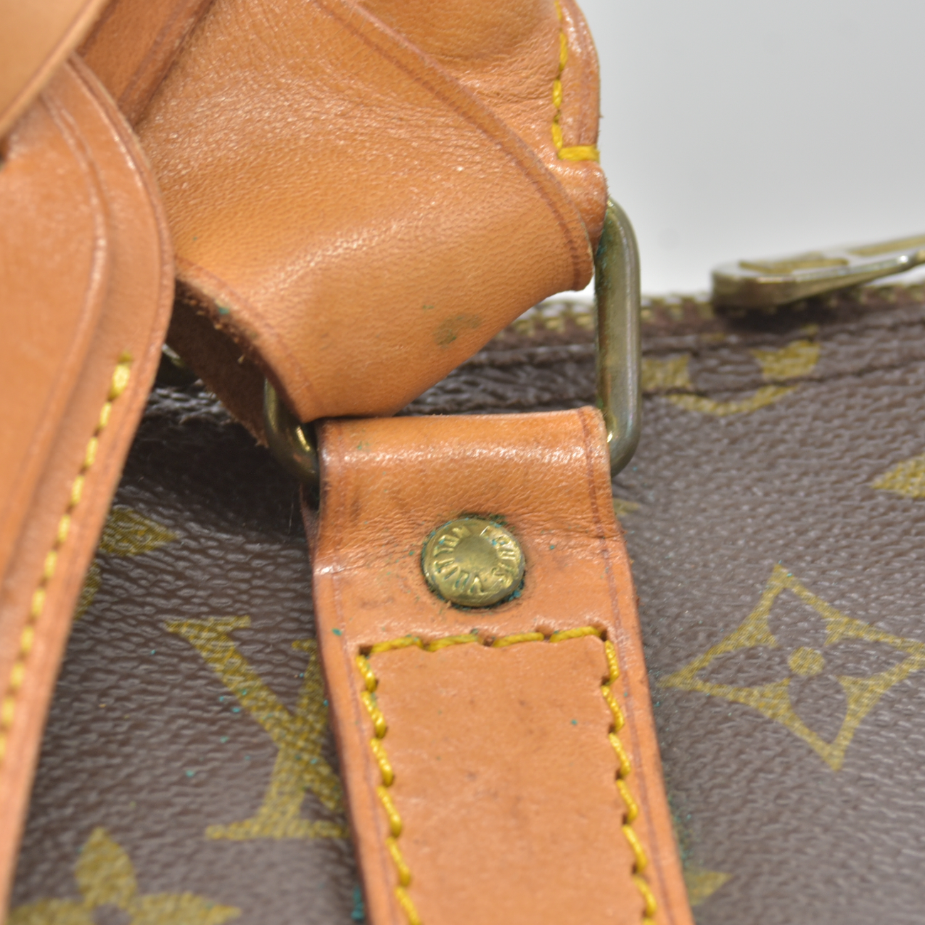 $2280 LOUIS VUITTON Monogram Keepall 55 Boston Bag 842SD