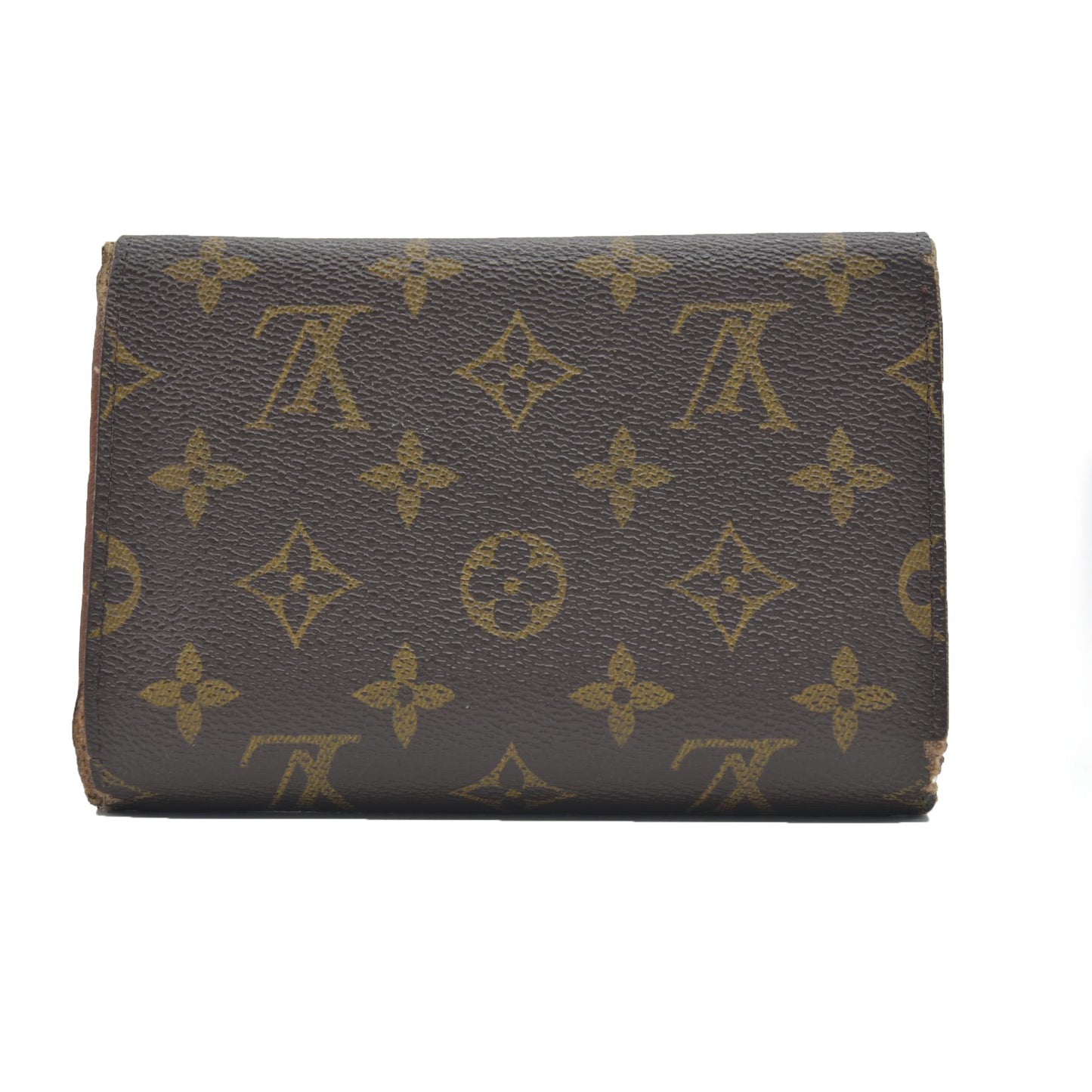 $550 Louis Vuitton Monogram Canvas Porte Tresor Etui Papier Wallet SP0927