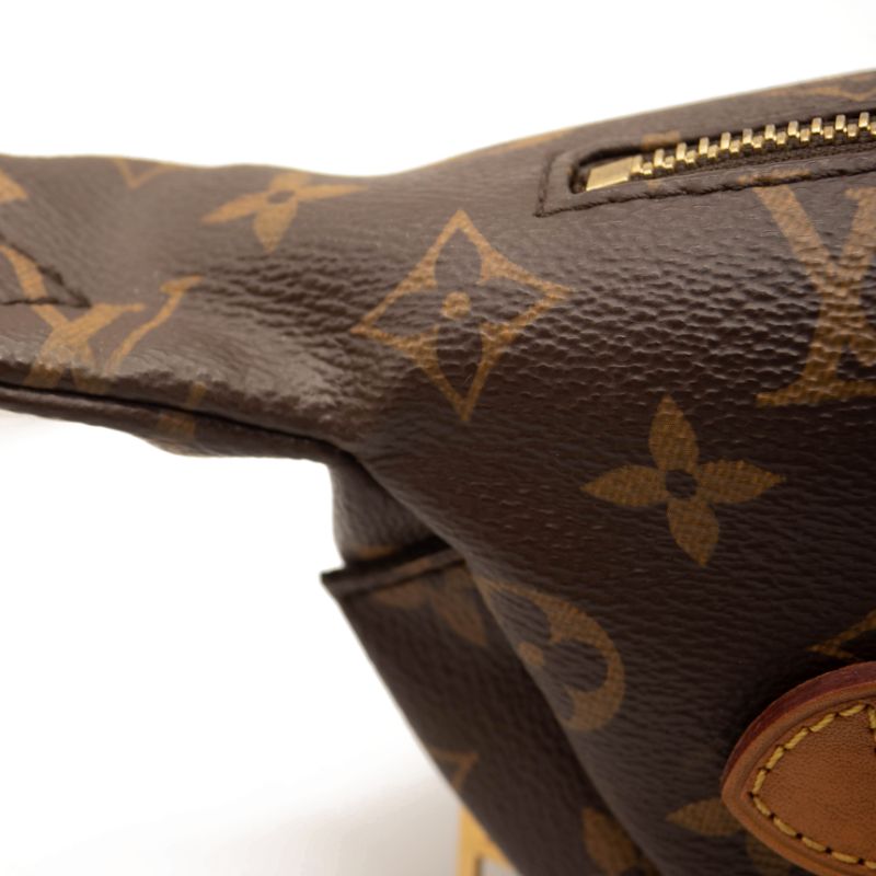 Louis Vuitton Bumbag Brown Monogram Canvas Messenger Bag Fanny Pack MI2198