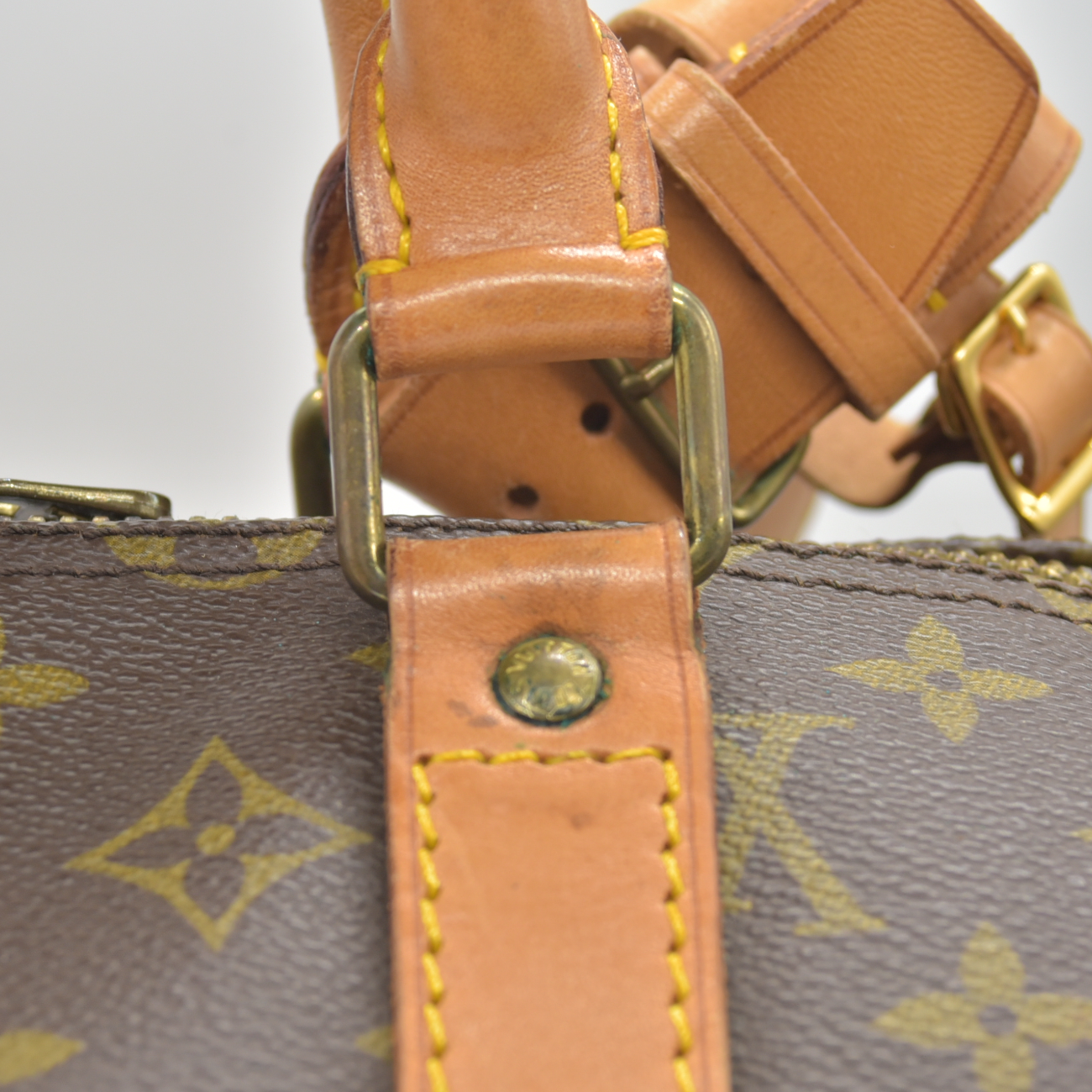 $2280 LOUIS VUITTON Monogram Keepall 55 Boston Bag 842SD