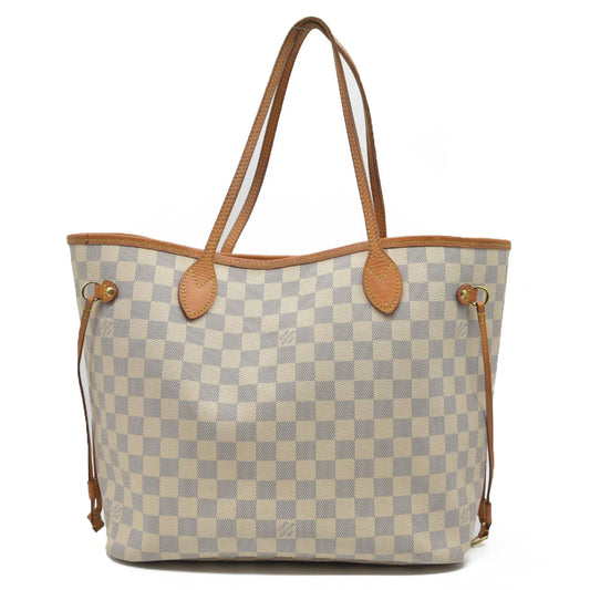 $2170 Louis Vuitton Damier Azur Neverfull MM SD4197 2017