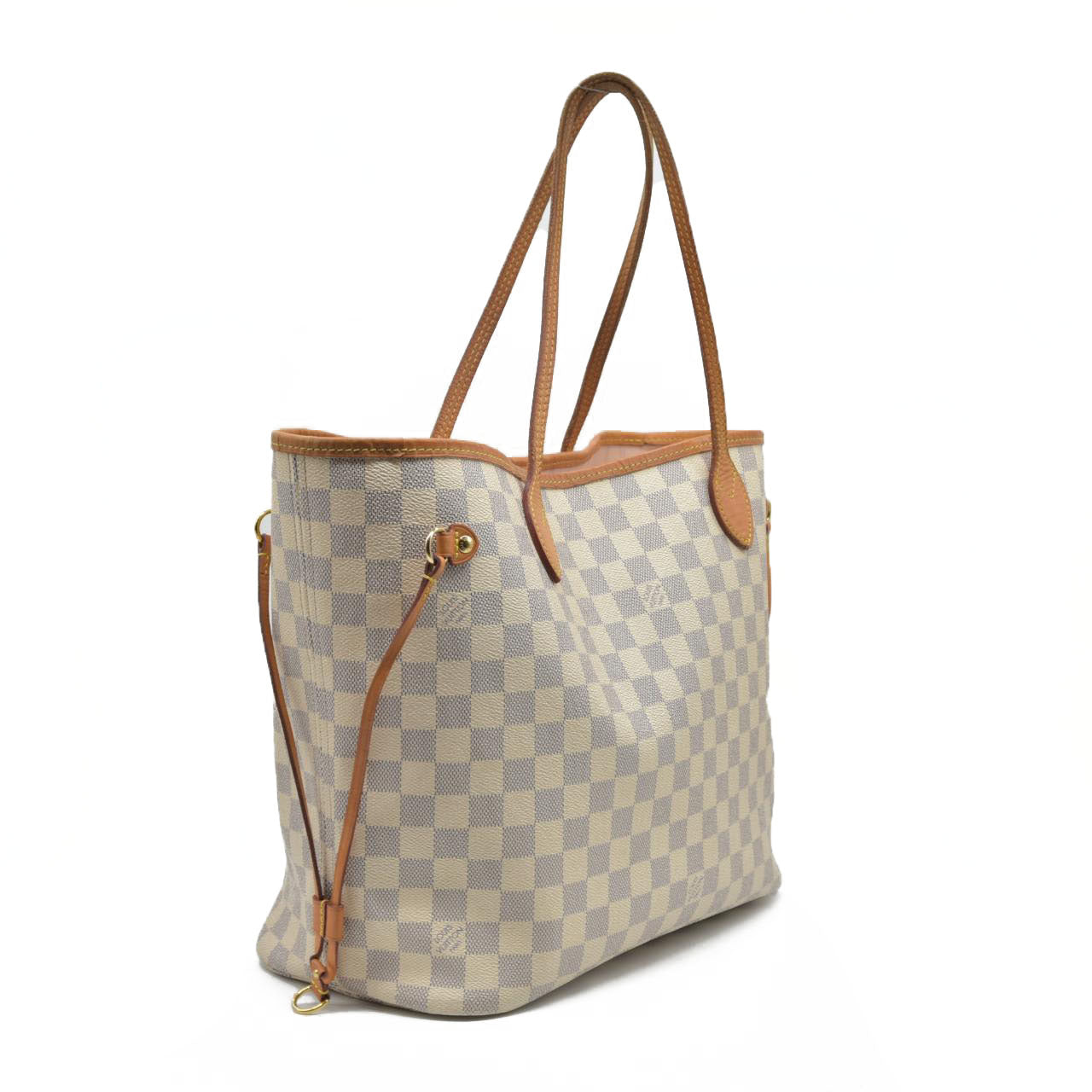 $2170 Louis Vuitton Damier Azur Neverfull MM SD4197 2017