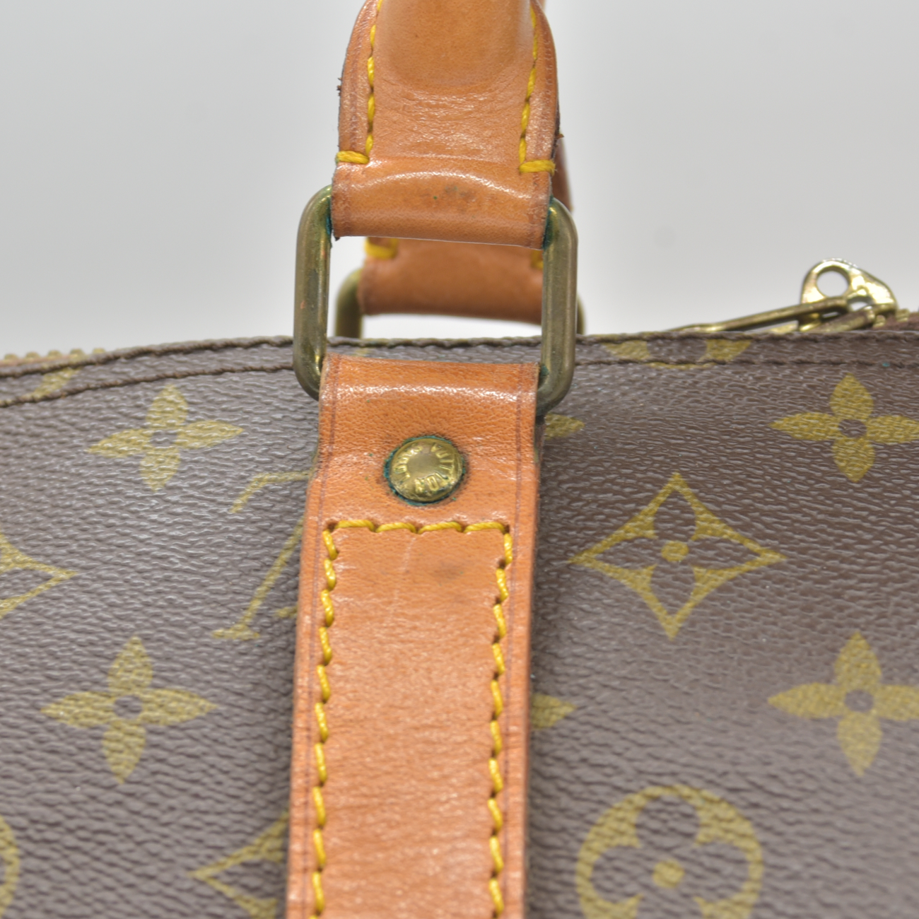 $2280 LOUIS VUITTON Monogram Keepall 55 Boston Bag 842SD
