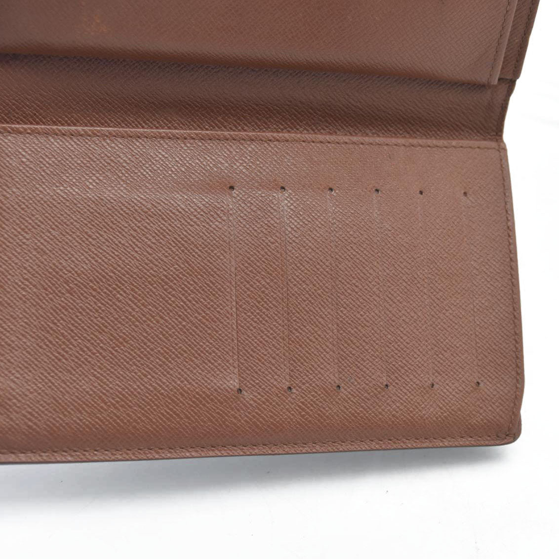 $550 Louis Vuitton Monogram Canvas Porte Tresor Etui Papier Wallet SP0927
