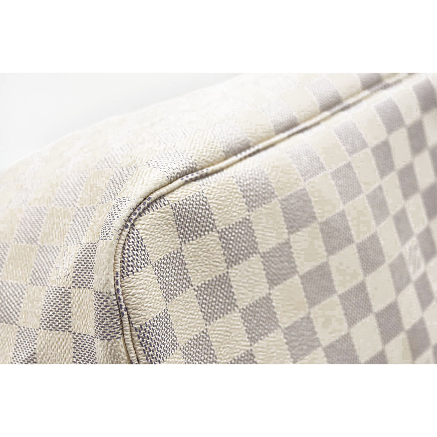 $2170 Louis Vuitton Damier Azur Neverfull MM SD4197 2017