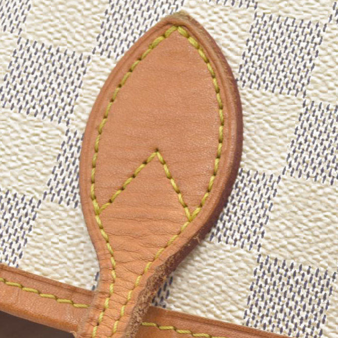 $2170 Louis Vuitton Damier Azur Neverfull MM SD4197 2017