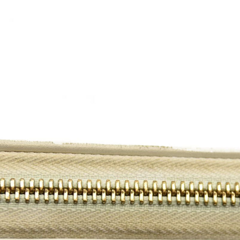 Louis Vuitton Floral LV Garden Leather Zip Around Long Wallet White RFID